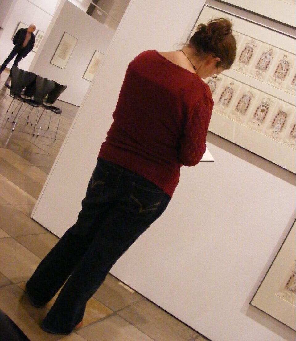öffentliches live schreiben im Kunstmuseum