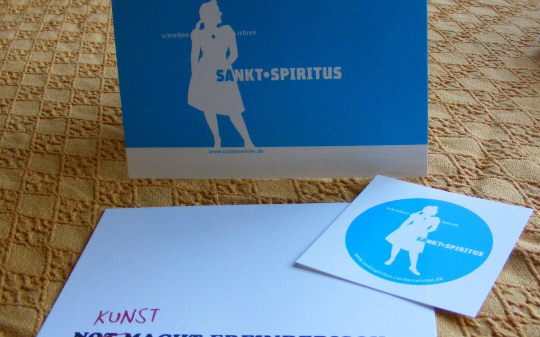 Postkarten und Aufkleber